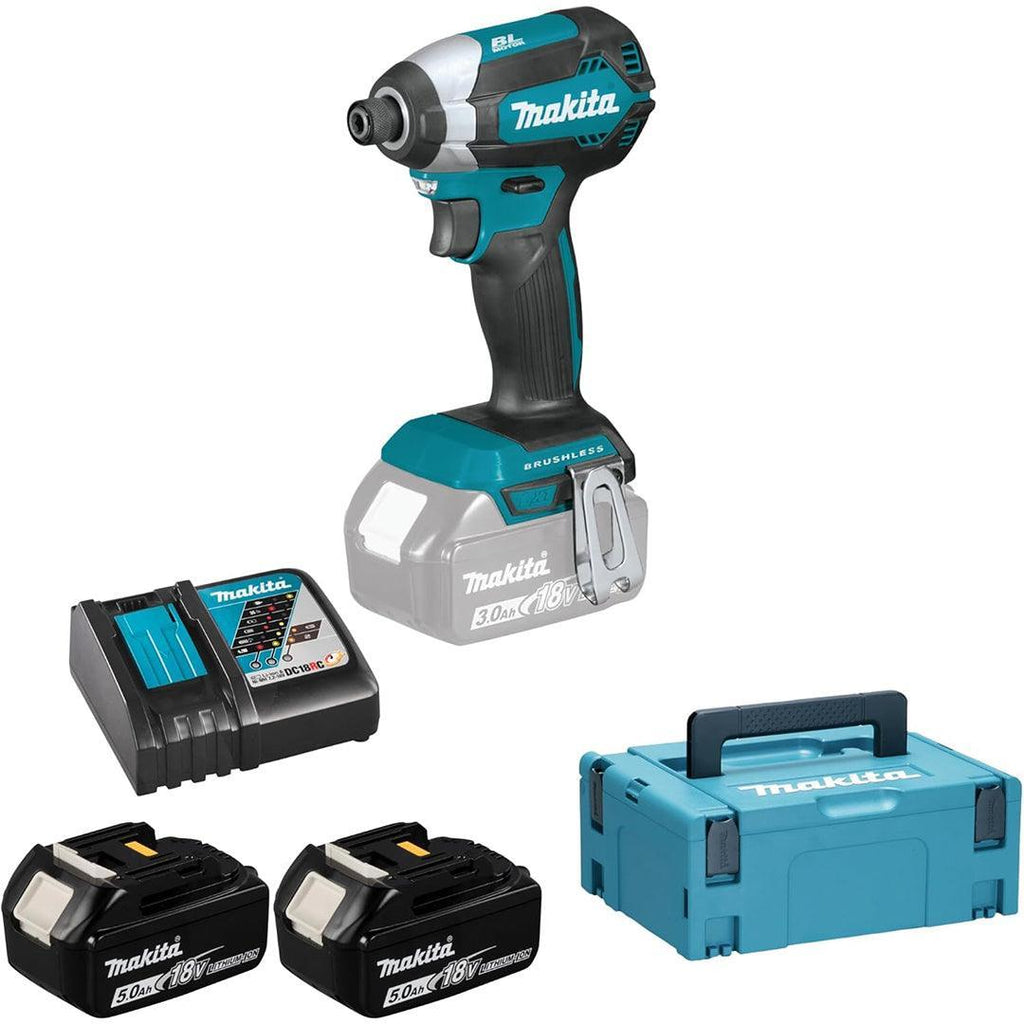 Professional Listing Style (clean & clear): 🔩 Makita DTD153RTJ 18V LXT Brushless Impact Driver Kit – Includes 2×5.0Ah Batteries, Charger & Makpac Case